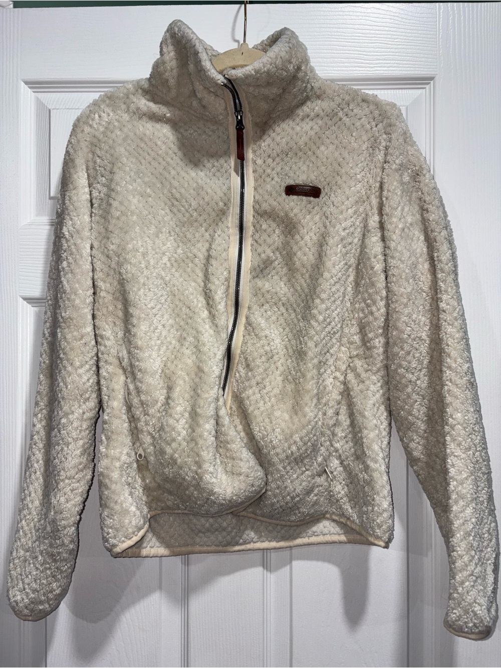 Cozy Cream Sherpa zip up